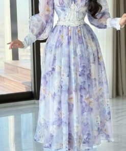 تريجر آيلاند - فستان ميد مشجر