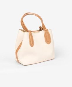 أوبرا فاشن - شنطة مع شنطة داخلية صغيره لون سكري