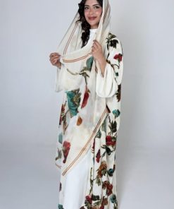 Alternative view of عزة المتميزة - حرير ابيض توليب