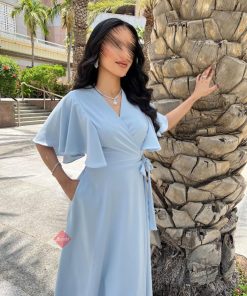 Alternative view of بينوش  - فستان ميد ناعم لف