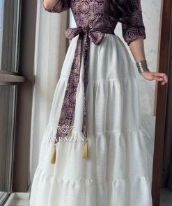 ورزان - جلابية فستان بستايل راقي