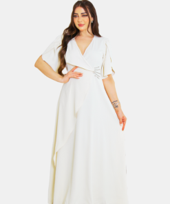 تريجر آيلاند - فستان سهرة ناعم كم قصير بكسسوار