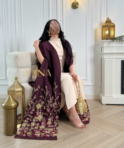 جولينا  - جلابية لون عودي