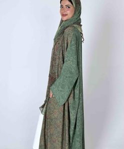 Alternative view of عزة المتميزة - حرير اخضر زمرد