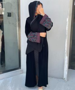 عزة المتميزة - عباية قطيفه وكشميري مخطط