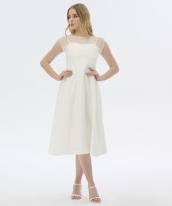 Alternative view of افورا  - فستان أبيض أنيق