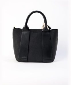 Alternative view of أوبرا فاشن - شنطة نسائي حجم وسط ماركة كرسبيلا مع محفظة مصنعة من القماش والجلد الفاخر