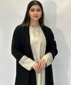 مارينا للعبايات - عباية السفر  بيج بكرستال