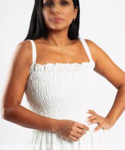 دار امتنان - فستان عباية سكري فاتح مزموم  1155