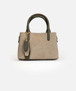 Alternative view of أوبرا فاشن - شنطة يد من كريسبلا ومحفظه داخليه لون زيتي