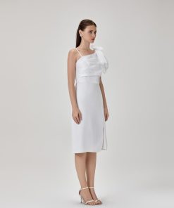 Alternative view of افورا  - فستان بوردة على الكتف