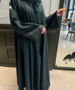 جواهر - عباية قطعة واحدة خضرا 1013