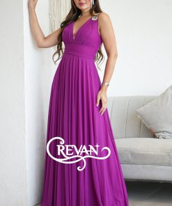 Alternative view of ريفان - فستان سهره تل طويل