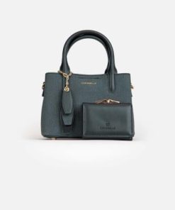 أوبرا فاشن - شنطة يد من كريسبلا ومحفظه داخليه لون اسود