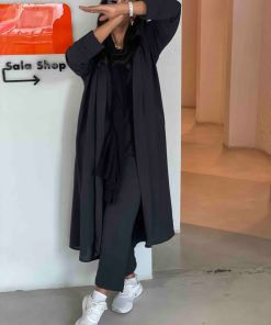 عزة المتميزة - طقم اسود 4 قطع