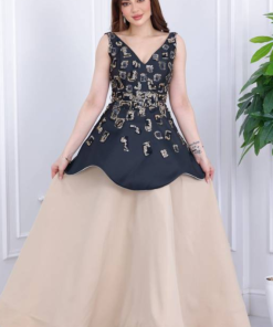 Alternative view of تريجر آيلاند - فستان سهرة طبقتين