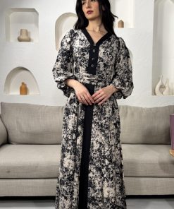 ورزان - فستان ناعم بتخصيره من الخصر