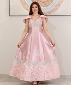 تريجر آيلاند - فستان قماش تفته ميكادو