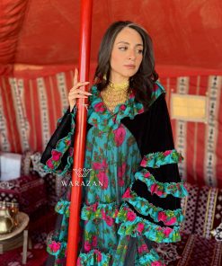 ورزان - جلابية ملكية بنقش ورد