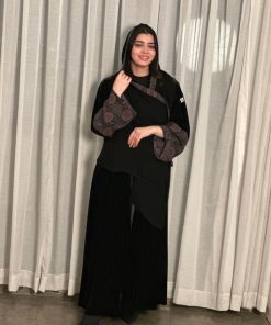 مارينا للعبايات - عباية "كشمير"تركوازي