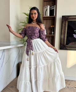 Alternative view of ورزان - جلابية فستان بستايل راقي