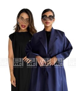 دار امتنان - بكج عباية بليزر كحلي بتصميم أنيق ومتفرد- 1508