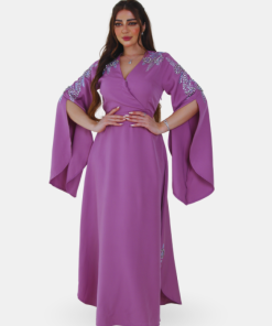 Alternative view of تريجر آيلاند - فستان طويل بأكمام واسعة مطرز