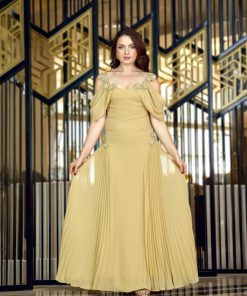 Alternative view of أوبرا فاشن - فستان ملكي أنيق مزين بالكريستال بتصميم انيق