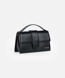 Alternative view of أوبرا فاشن - شنطة نسائية كريسبلا جلد فاخر بلون أسود أنيق