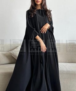 Alternative view of دار امتنان - بكج البشت الأسود و الأخضر الكريستالي الصيفي- 1583