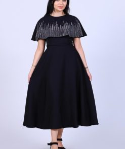 Alternative view of تريجر آيلاند - فستان ناعم ميد كريب استرتش