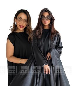 دار امتنان - بكج عباية سوداء جاكار فخم دبل كلوش  1496