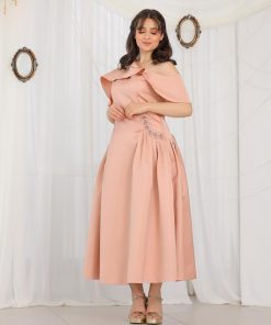 Alternative view of أوبرا فاشن - فستان بناتي أنيق بتصميم ناعم وتفاصيل راقية