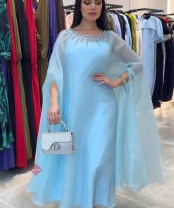 Alternative view of بينوش  - جلابية مزينه بكرستال فاخر