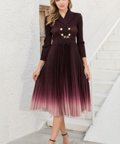 افورا  - فستان مميز بكسرات