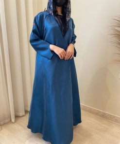 Alternative view of مارينا للعبايات - عباية كلوش تركواز