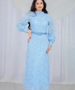 أوبرا فاشن - فستان أنيق بخامة جوبير بتصميم راقٍ