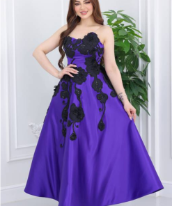 Alternative view of تريجر آيلاند - فستان سهرة بورود بارزة