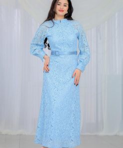 Alternative view of أوبرا فاشن - فستان أنيق بخامة جوبير بتصميم راقٍ