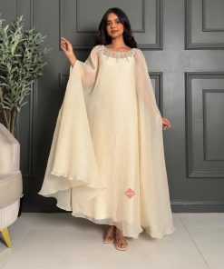 بينوش - جلابية مزينه بكرستال فاخر