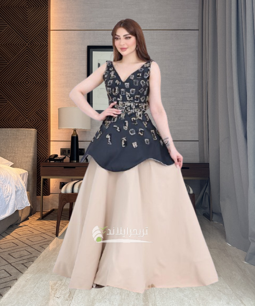 تريجر آيلاند - فستان سهرة طبقتين