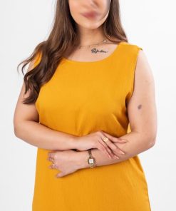 دار امتنان - فستان عباية كركمي 1153