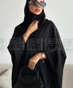 Alternative view of دار امتنان - بكج عبايتين عباية صيفية أنيقة بقصة A Line و عباية قصة البشت- 1556