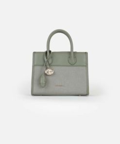 أوبرا فاشن - شنطة يد نسائية فاخرة بتفاصيل انيقه من كريسبلا – لون زيتي