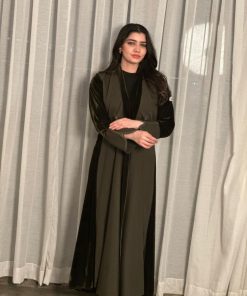 مارينا للعبايات - عباية "هيام" زيتي