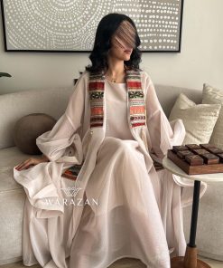 Alternative view of ورزان - جلابية رمضانية قطعتين مع كلفة