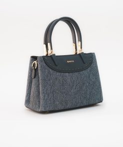 Alternative view of أوبرا فاشن - شنطة لون كحلي بتصميم مميز وعصري مصنوعة من قماش متين