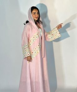 Alternative view of مارينا للعبايات - عباية دلال لون وردي فاتح