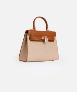 Alternative view of أوبرا فاشن - شنطة يد نسائيه ماركه باجكو بتصميم راقٍ بلون بيج وجملي