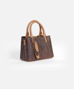 Alternative view of أوبرا فاشن - شنطة يد باجكو بتفاصيل جلد شرقية ولمسة بيج فاتح